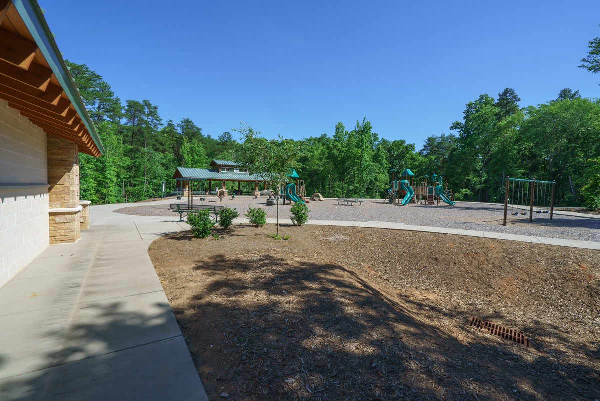 In Denver, N.C. about 30 miles north of downtown Charlotte, you'll find a bucolic neighborhood filled with parks, a nature reserve and a huge lake, Lake Norman. Here, you can see the playground area in the Rock Springs Nature Preserve. (Credit:&nbsp;Wikimedia 