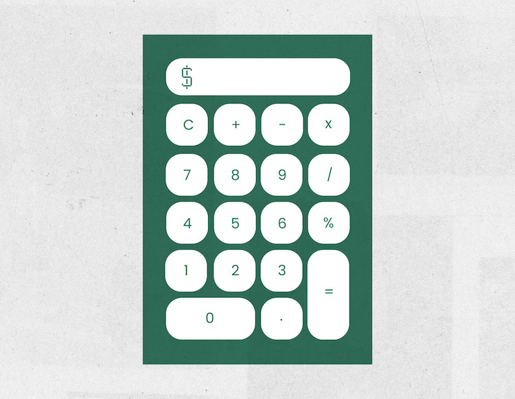 Cap rate calculator graphic by Chelsea Majuri