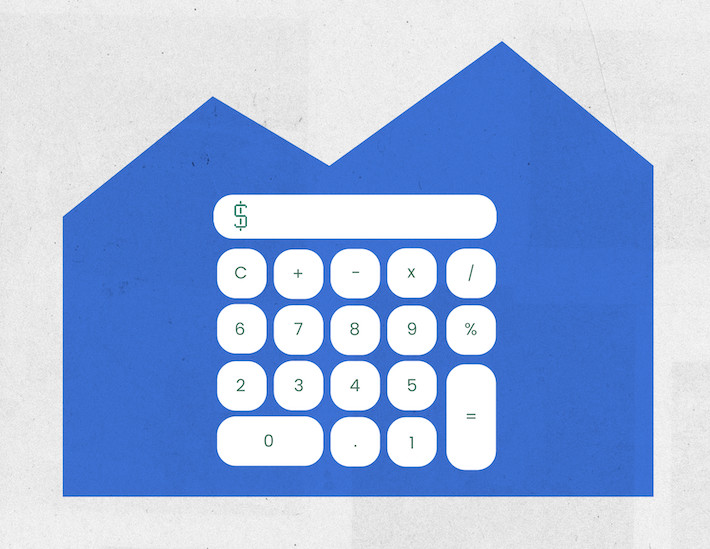 Rental return calculator graphic by Chelsea Majuri